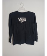 Vans Off The Wall Drip Black Long Sleeve Tshirt Youth Boys Size XL - $296.09 MXN