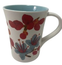 Starbucks Ceramic Floral 12 oz 2004 Tapered Coffee Tea Cup Retired - $13.43