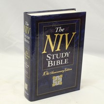 NIV Study Bible 10th Anniversary Edition Ed Kenneth Barker Zondervan 1995 - £30.94 GBP