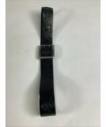 Lined Pelle LPMDO2 Genuine Leather Black Belt - Size 38 - Handmade In China - $20.29 CAD