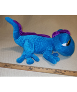 21 in. Six Flags Plush Blue Iguana Gecko Lizard Stuffed Animal FREE SHIP... - $40.83 CAD