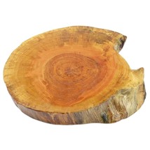 Rustic Tree Trunk Board Wooden Bark Serving Platter Cutting Round Centrepiece - £15.13 GBP+