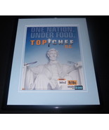 Top Chef DC 2010 Bravo Framed 11x14 ORIGINAL Advertisement Abe Lincoln - £27.13 GBP