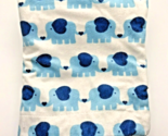 S L Home Fashions Baby Blanket Elephant Blue White Sherpa RN 119741 - $9.99