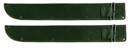 2 Pieces 19&quot; Canvas Machete Sheath Cover Case Scabbard Belt Loop Olive G... - $186.39 MXN