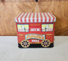 1994 Act II Microwave Popcorn Tin Red Carnival Fair Circus Wagon Cart Tr... - £9.06 GBP