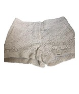 Women’s Shorts Size 4 Cynthia Rowley Floral Lace With Pockets Beige - $9.90