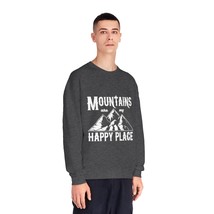 Unisex NuBlend Crewneck Sweatshirt &quot;Mountains are my happy place&quot; - £30.20 GBP+
