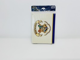 Vintage Harry Potter Invitations &amp; Envelopes 8 Count Hogwarts Banne 2000 - $9.42