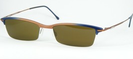 Marc O&#39;Polo Von Metzler 3587 285 Kupfer/Blau Sonnenbrille Mit / Braune Gläser - $86.66