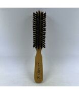 Vintage Milo #444 Wood Handle Hair Brush 100% Boar Bristles 8&quot; Long - $16.28