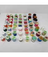 Vintage lot of 52 Thread Spools Some Wooden Falconet Trusew Talon Excel ... - $21.99