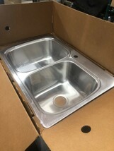 KOHLER 75791-1-NA 33" Double-Bowl Stainless Steel Sink 9¼" Deep New, Sea... - €196,08 EUR KOHLER 75791-1-NA 33" Double-Bowl Stainless Steel Sink 9¼" Deep New, Sea... - €196,08 EUR
