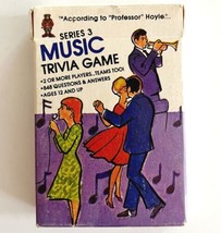 Hoyle Music Trivia Card Game Deck Vintage Safety Equipment Co Promo 1984 E7 - $19.99