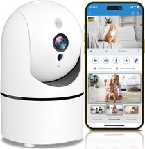Indoor Wireless IP Camera HD 1080p 2MP WiFi Network Security Surveillance Cam Fo - £45.50 GBP