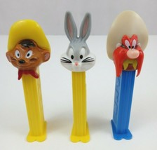 Lot of 3 Looney Tunes Pez Dispensers Speedy Gonzales, Yosemite Sam, &amp; Bu... - £7.73 GBP