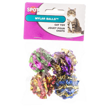 Spot Mylar Balls Cat Toy 48 count (12 x 4 ct) Spot Mylar Balls Cat Toy - $46.35