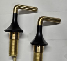 Kohler 27010-4-BMB Occasion Lever Handles for Bathroom Sink - Black/Gold - $3,634.06 MXN