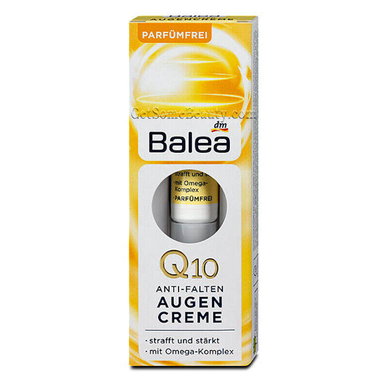 Balea Q10 Eye Cream 15ml VEGAN -Made in Germany- FREE SHIPPING