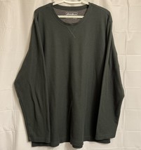 Eddie Bauer Sleepwear Thermal Shirt Men&#39;s XXL 2XL Green - £6.26 GBP