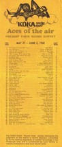 KDKA 1020 Pittsburgh VINTAGE May 27 1968 Music Survey Herb Alpert #1 - $14.84