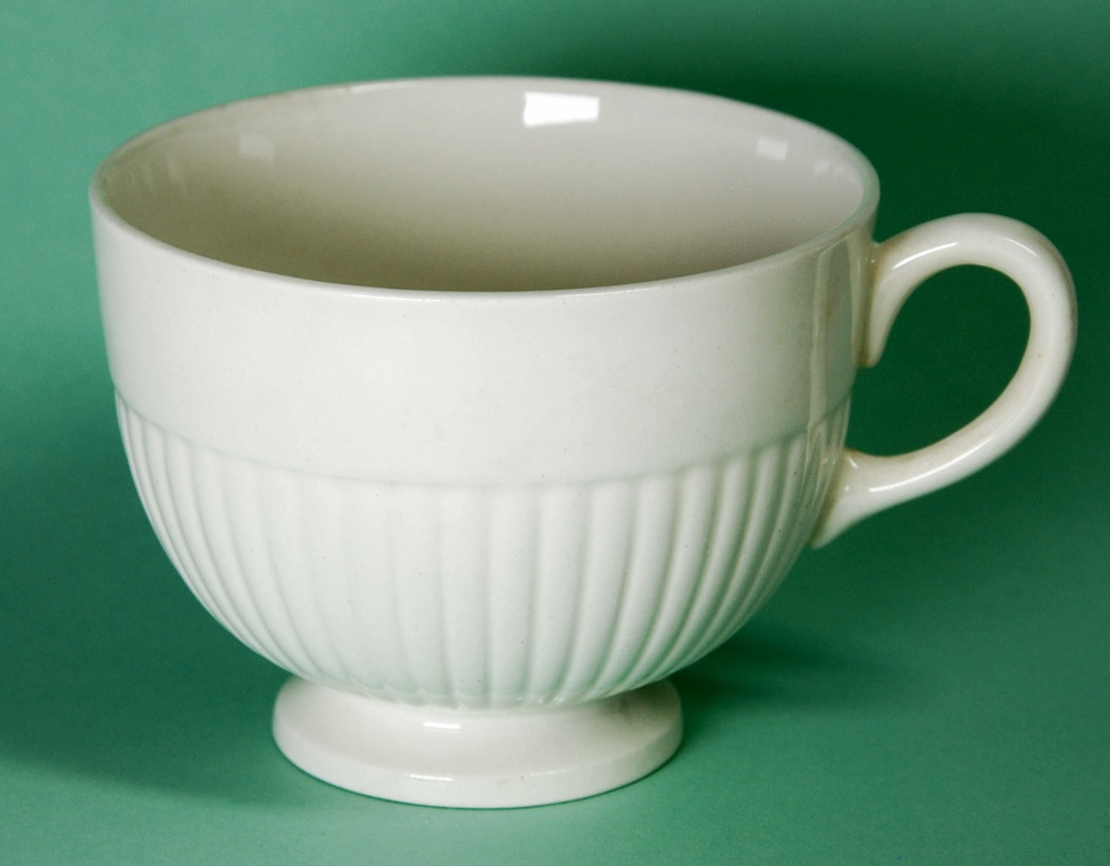 Wedgwood Conway 4 EDME Cups 2.75" Ribbed Footed Vintage Item image 2
