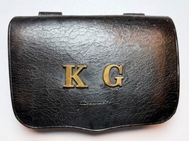CIVIL WAR, U.S. MILITIA, LEATHER PISTOL CARTRIDGE BOX, KENTISH GUARDS, R.I. - $231.32 CAD