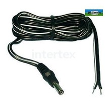 tc258 philmore tc258b coaxial plug power cord 5.5mm x 2.5mm 18 awg 6ft. - £2.34 GBP