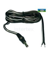 tc258 philmore tc258b coaxial plug power cord 5.5mm x 2.5mm 18 awg 6ft. - £2.32 GBP