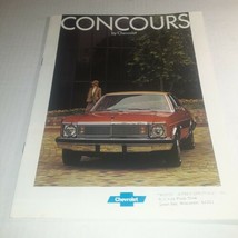 1976 CHEVY CONCOURS CAR SALES BROCHURE Fc2 - £7.43 GBP