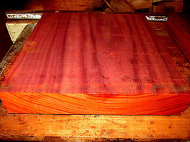 EXOTIC KILN DRIED PADAUK PLATTER TURNING BLANK LUMBER LATHE WOOD 20&quot; X 2... - £110.50 GBP