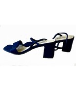 Baxter and Wells High Heeled Fabric Sandals, Black or Navy, Size 7M - €45,20 EUR+