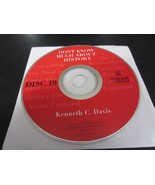 Don&#39;t Know Much About History by Kenneth C. Davis (2003, CD Audio) - Dis... - £4.97 GBP