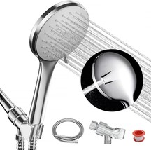 Ksh-Tt Shower Head,High Pressure Shower Head With Handheld With 6, Extra Long 72 - £27.01 GBP