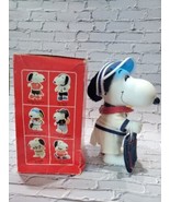 Vintage Snoopy Tennis Player Collector Doll 8 1/2&quot; PVC and Accessories 1966 - £151.32 GBP