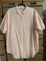 Vintage Button Up Blouse-Oak Hill Made in USA Women’s EUC 2XL Pink - £10.36 GBP