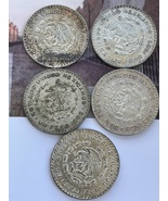 Mexico peso silver coin lot - £18.70 GBP