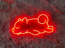 Shiba Inu Sleeping | LED Neon Sign - $160.00+