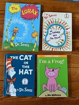 Mixed Lot Of Dr. Seuss Cat In The Hat Lorax Mo Willems Hardcover Books: - £9.73 GBP
