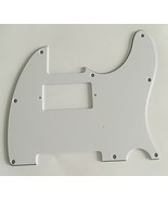 Guitar Pickguard For Fender Tele 8 Hole Humbucker Style,3 Ply White - $13.97