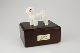 Bichon Frise Pet Funeral Cremation Urn Available in 3 Different Colors &amp; 4 Sizes - $169.99+