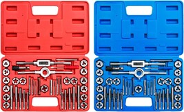 80-Piece Premium SAE and Metric Tap and Die Set - SAE Inch Size #4 to 1/... - $57.99