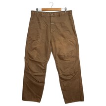 Vintage Marithe Francois Girbaud Pants Mens 38 Brown Twill Workwear Doub... - $61.37
