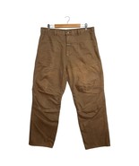 Vintage Marithe Francois Girbaud Pants Mens 38 Brown Twill Workwear Doub... - $86.12 CAD