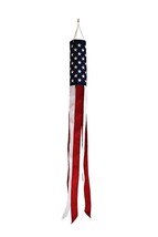 12 Pack Embroidered Stars American Flag Windsocks 52&quot; Show USA Patriotic Support - £68.73 GBP