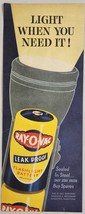 1947 Print Ad Ray-O-Vac Leak Proof Flashlight Batteries - £10.81 GBP