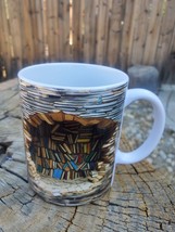 3D Bookshelf Mug-Library  Coffee Mug For Book Lovers 11 Oz. Cap  - $6.58