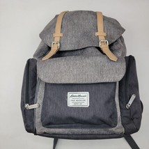 Eddie Bauer First Adventure Places &amp; Spaces Legend Backpack Grey Diaper Bag - £10.80 GBP