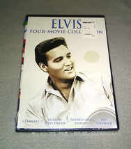 Elvis 4-Film Collection DVD Clambake Follow That Dream Frankie &amp; Johnny Kid NEW - £29.45 GBP