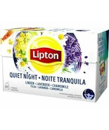 80x Lipton Tea Quiet Night = 80 Tea/Infusion (4 Boxes x 20 Tea Bags) - £18.89 GBP